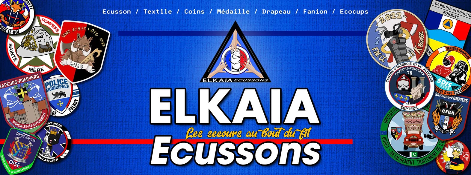 Bandeau Elkaia Écussons